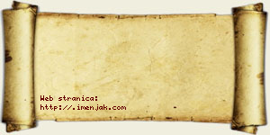 Hana Pandžić vizit kartica